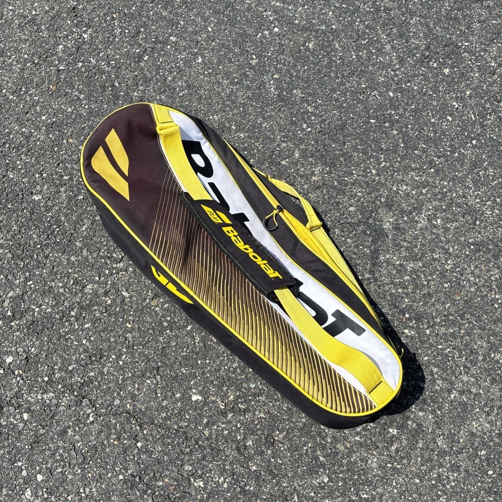 Babolat Play Tennis Racquet Carrying Bag Black and Yellow 28"